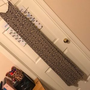 Tribal print maxi dress